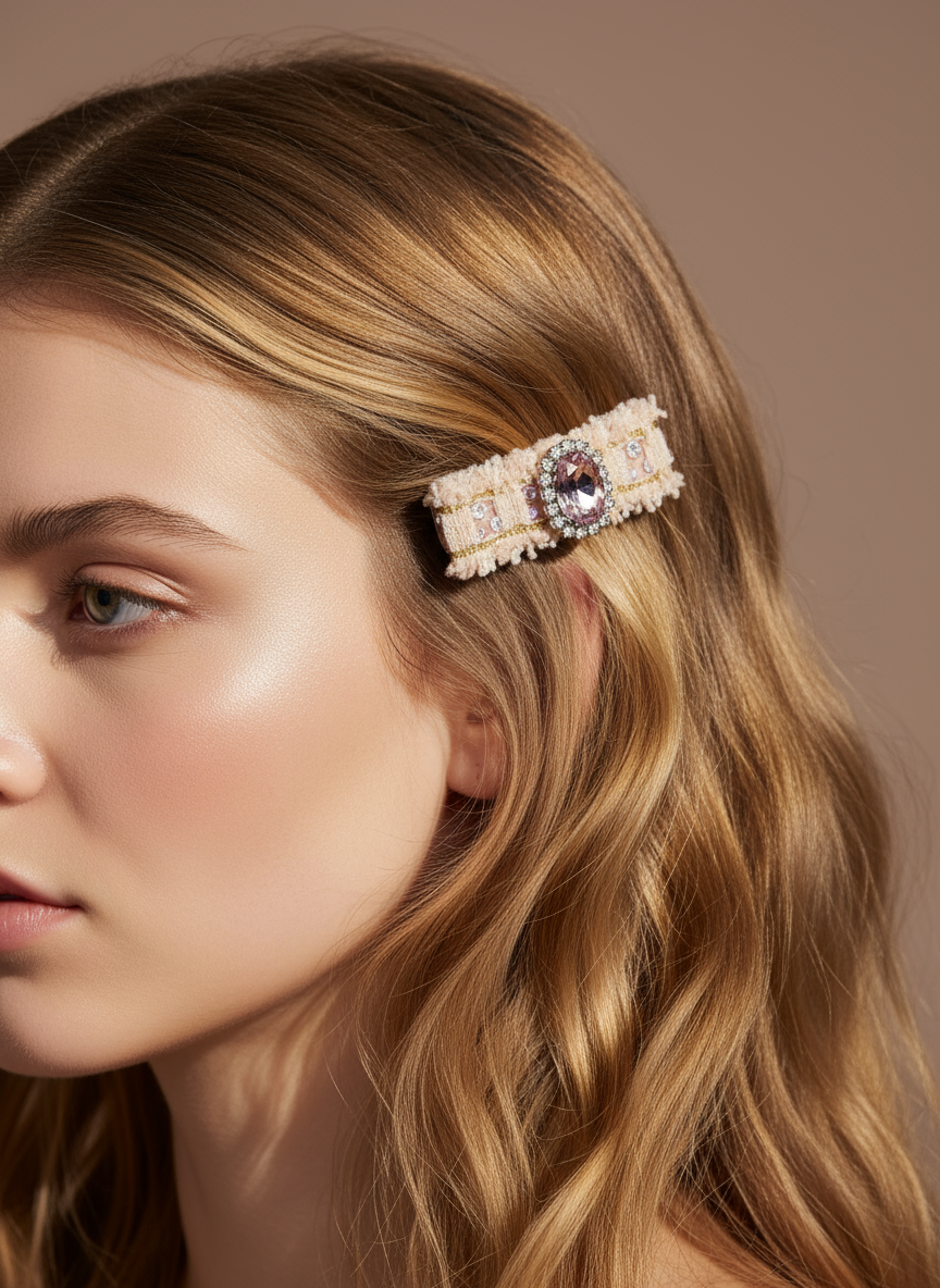 Esme Tweed Hair Clip