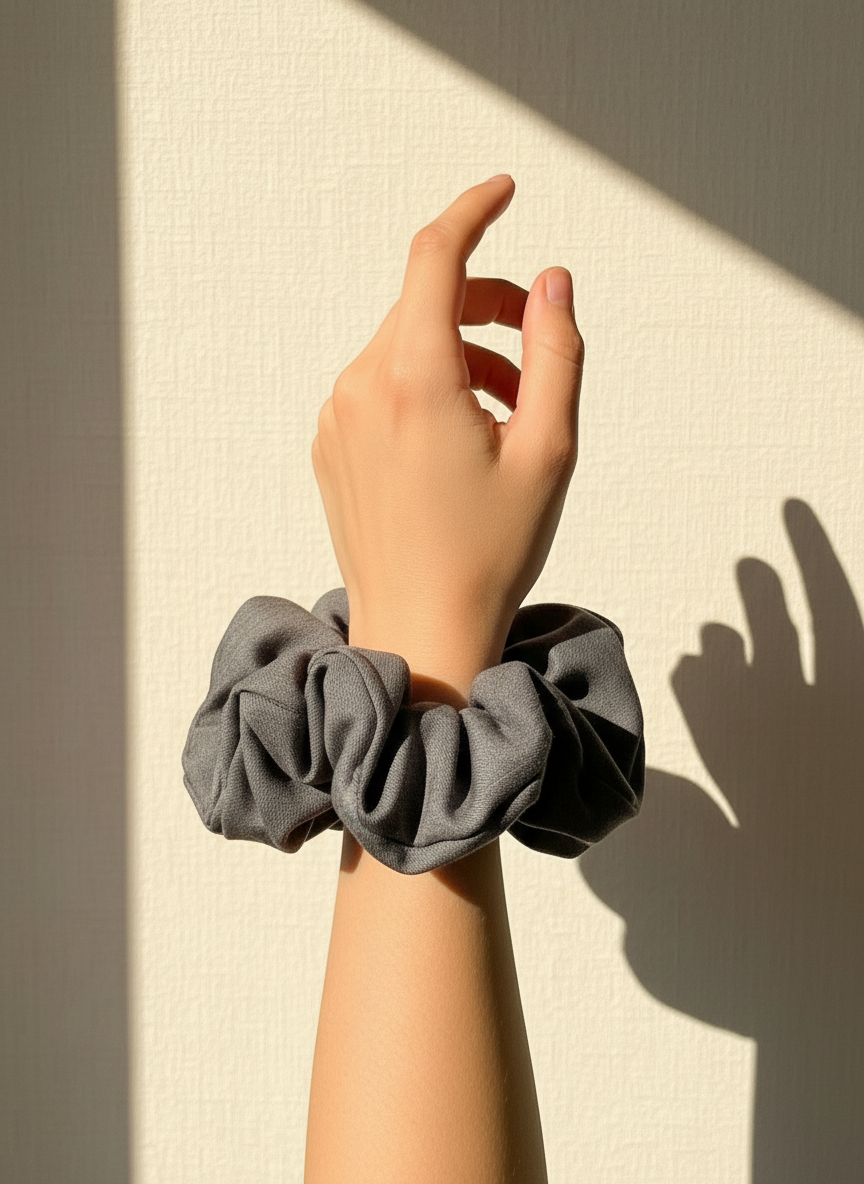 XL Sylvie Checkered Scrunchies