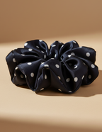 X-Large Dahlia Polka Dots Scrunchies