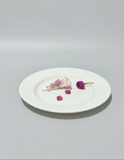 Nœud plat à pois Hazel Rose