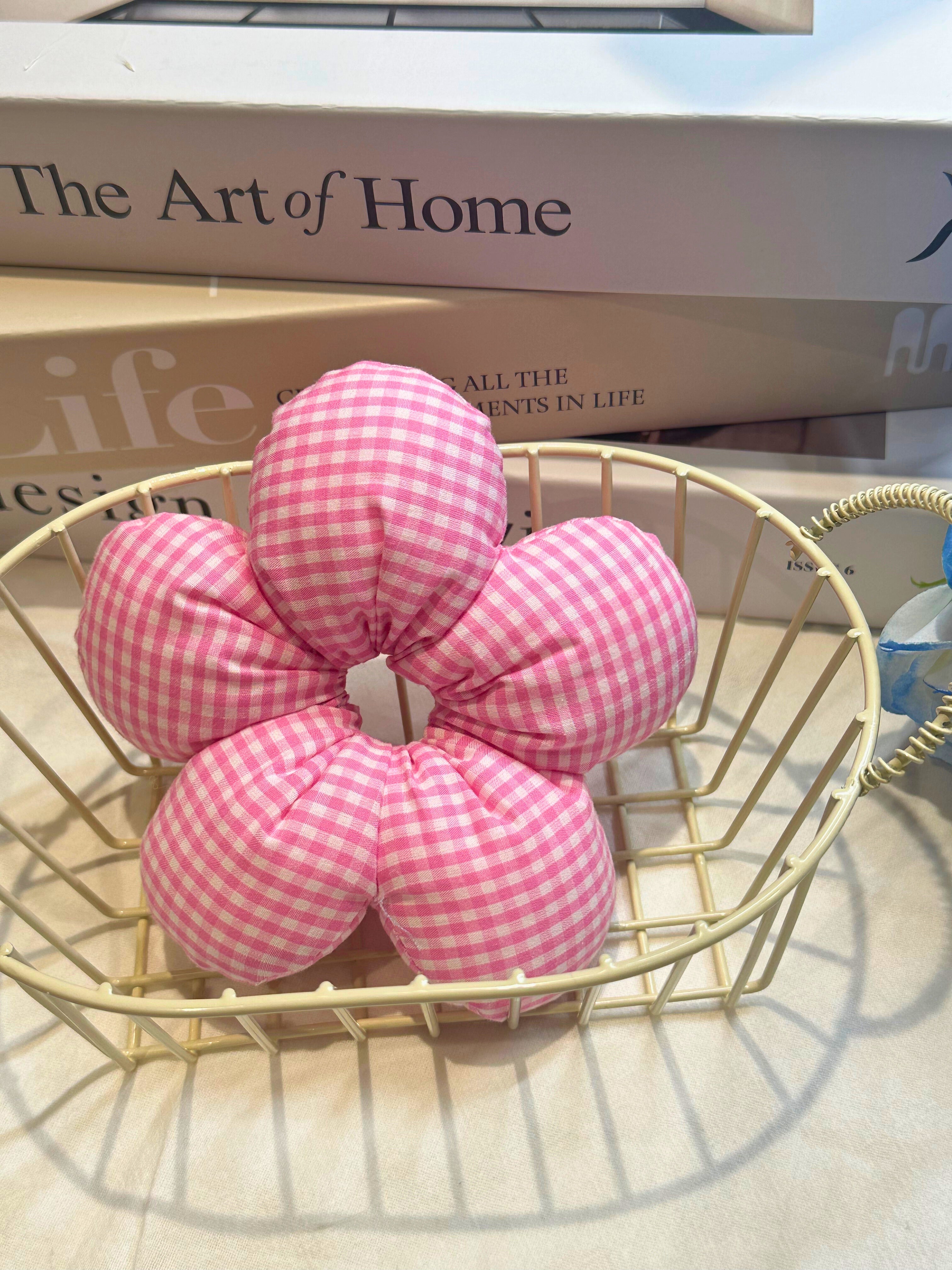 Poppy Flower Scrunchies