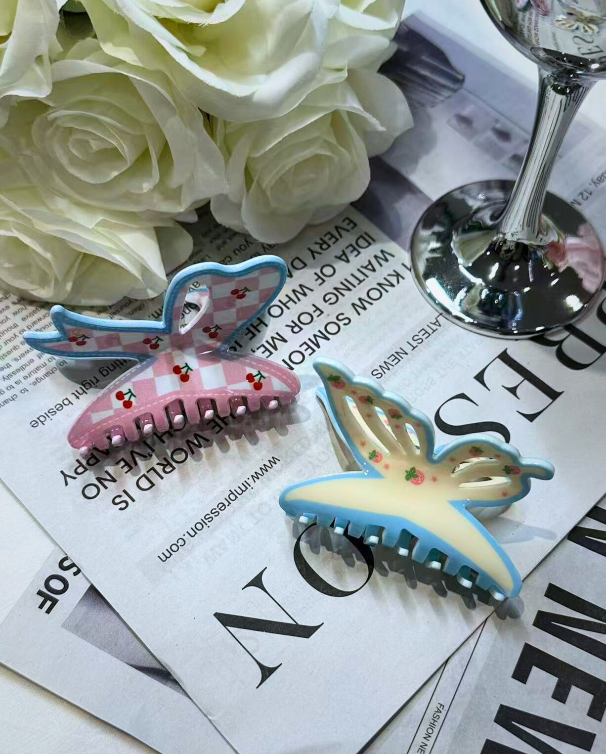 Hazel Butterfly Hair Claw