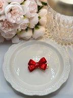 Red  Bow Hair Clip