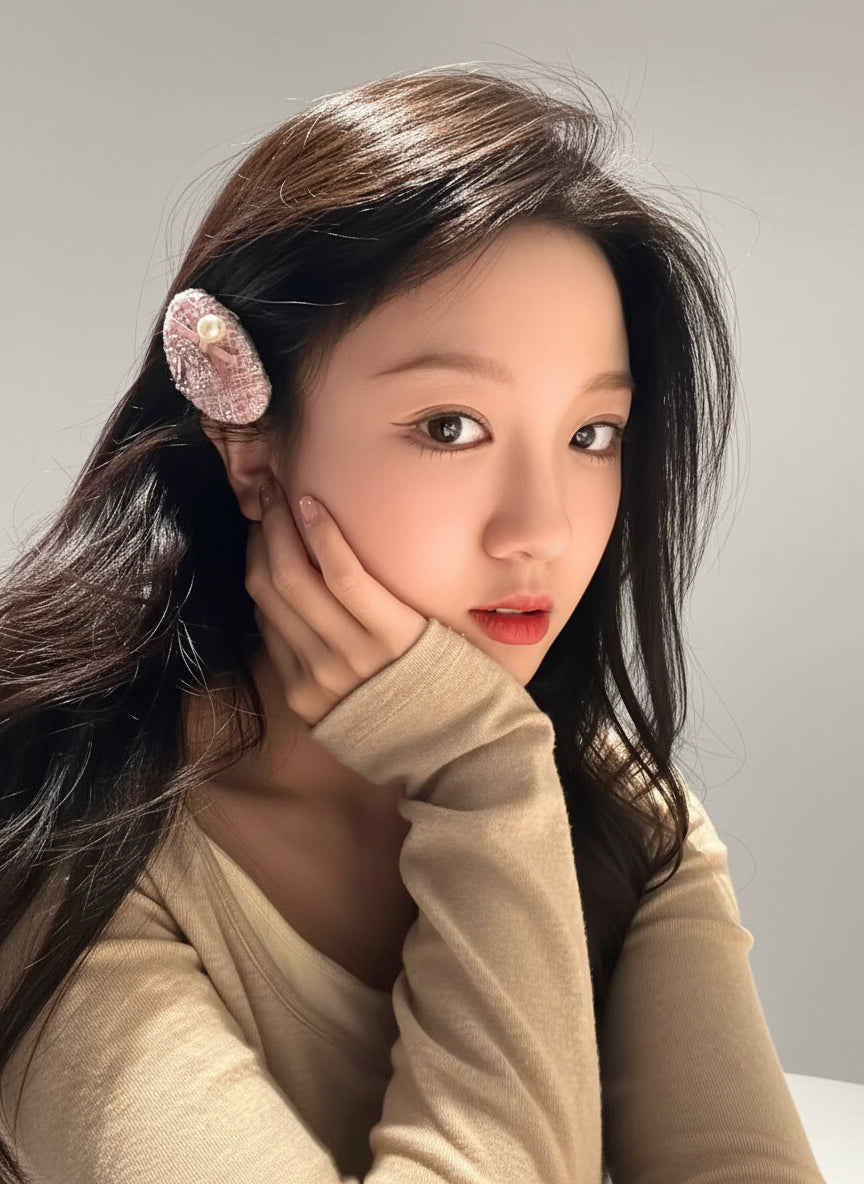 Anabelle Tweed Bejewelled Clip