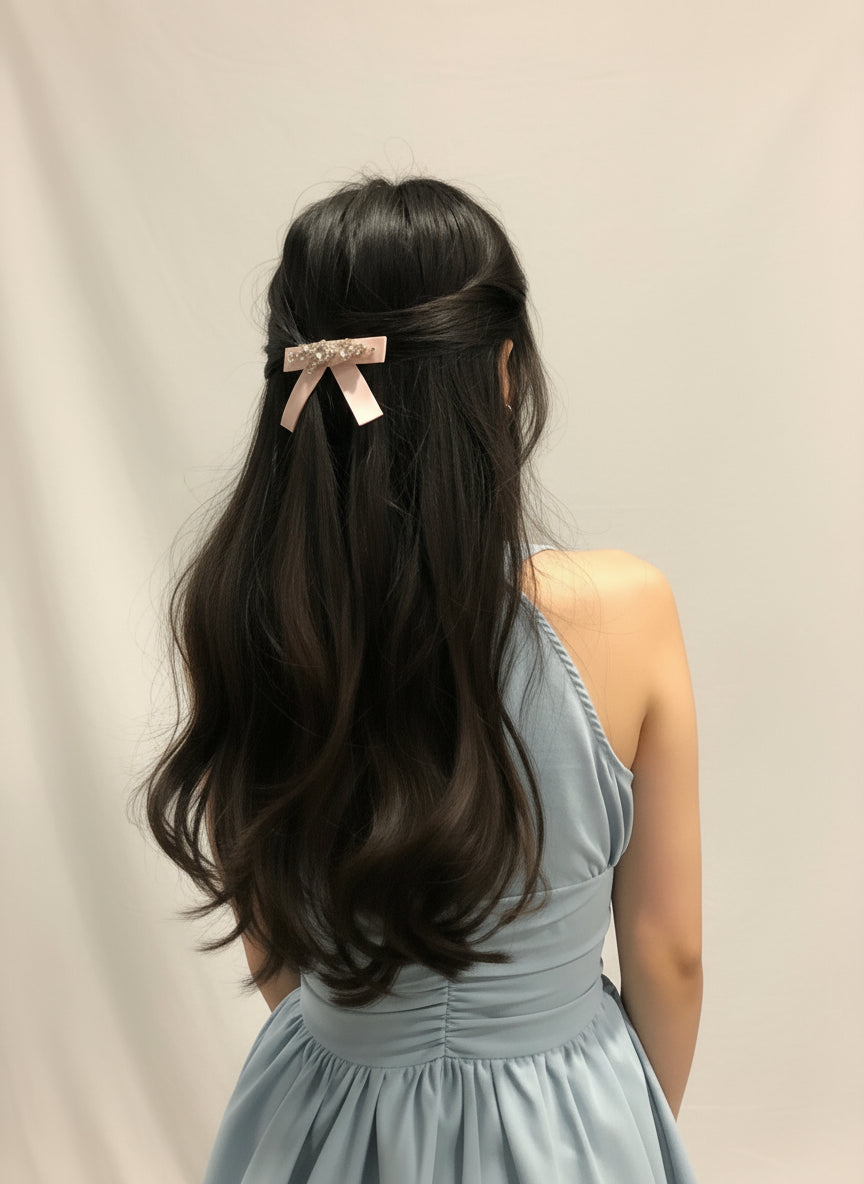 Zoey Cœur Bejewelled Flat Bow