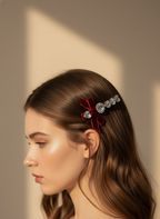 Rebecca Velvet Hair Clips Combo