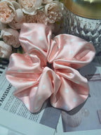 X-Large Dahlia Polka Dots Scrunchies