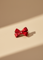Red  Bow Hair Clip