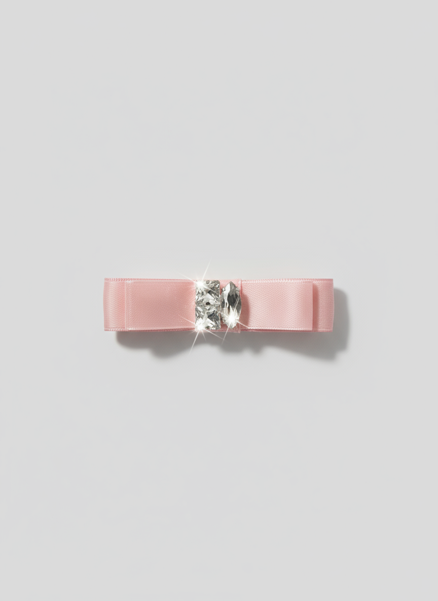 Harper Organza Bejewelled Flat Bow