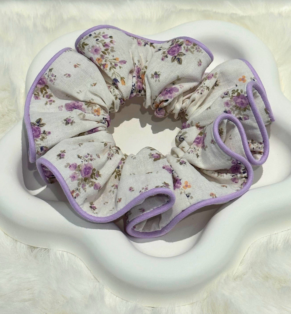 Roselle Cotton Scrunchies