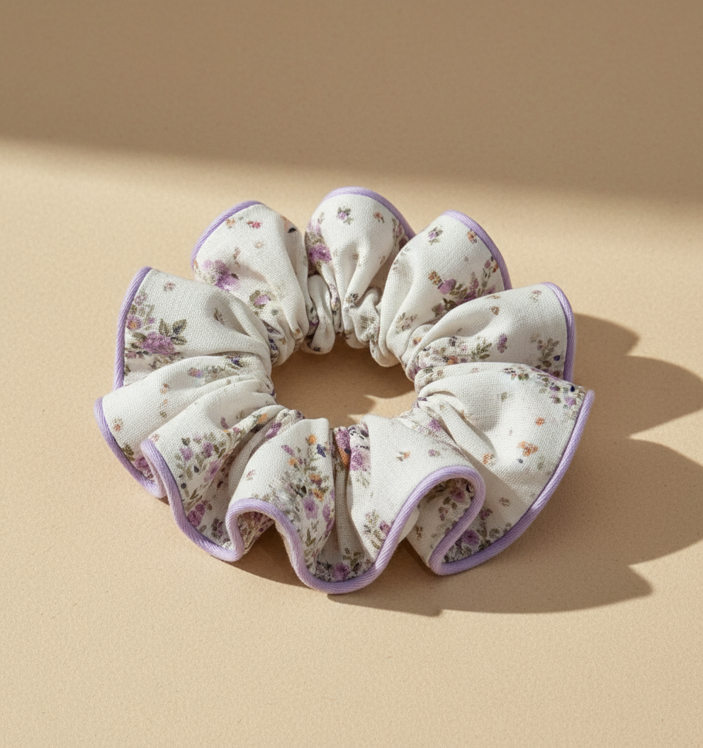 Roselle Cotton Scrunchies