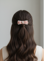 Candice Bejewelled Heart Flat Bow