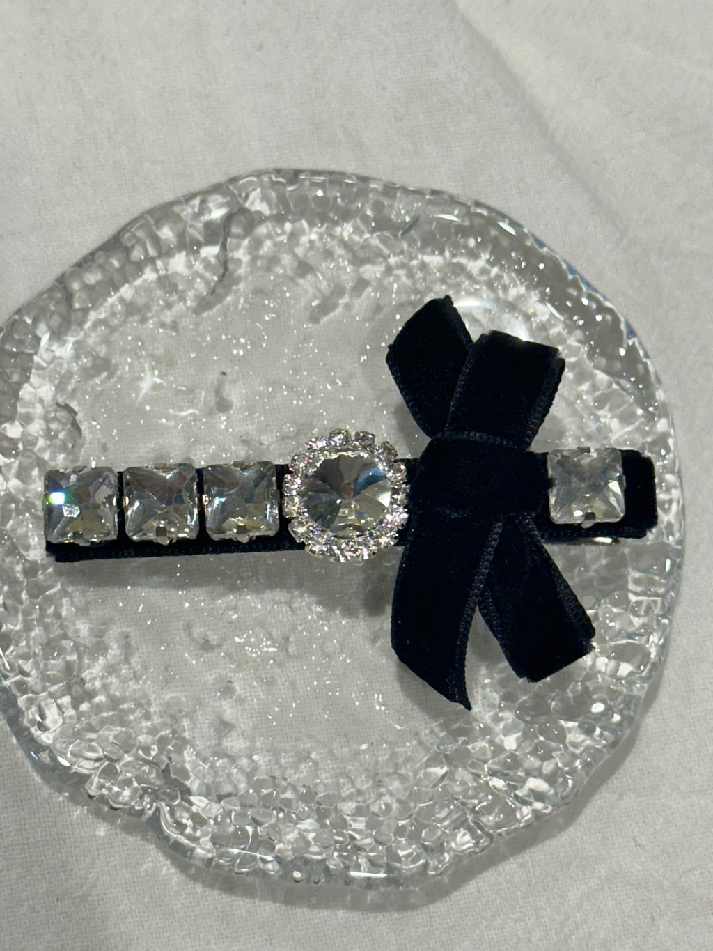 Ariel Velvet Bejewelled Clip