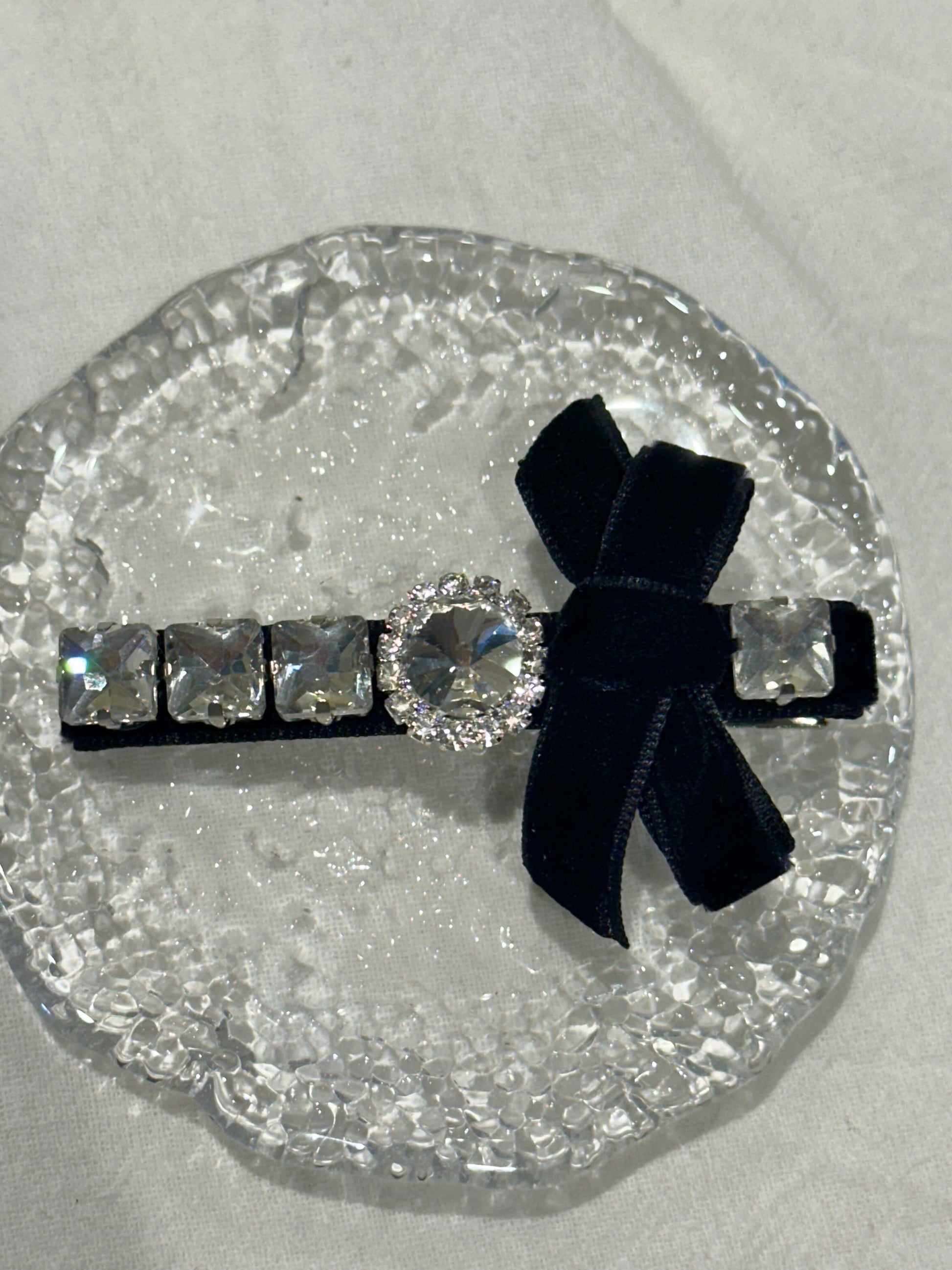 Ariel Velvet Bejewelled Clip