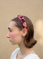 Nicole Plaid Velvet Hairband