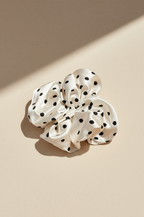 X-Large Dahlia Polka Dots Scrunchies