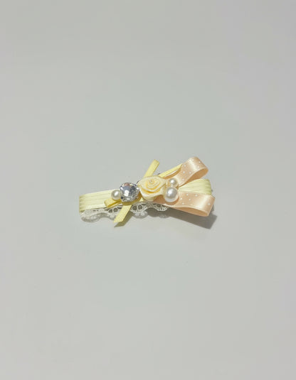 Nœud plat à pois Hazel Rose