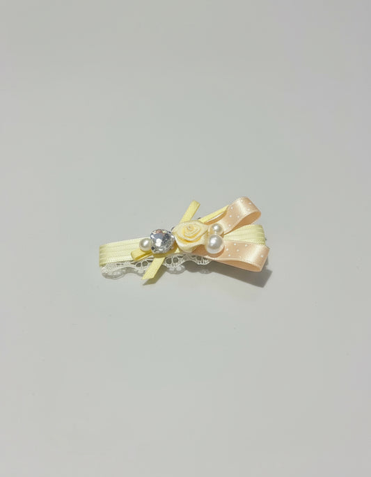 Hailey Rose Polka-Dot  Flat Bow