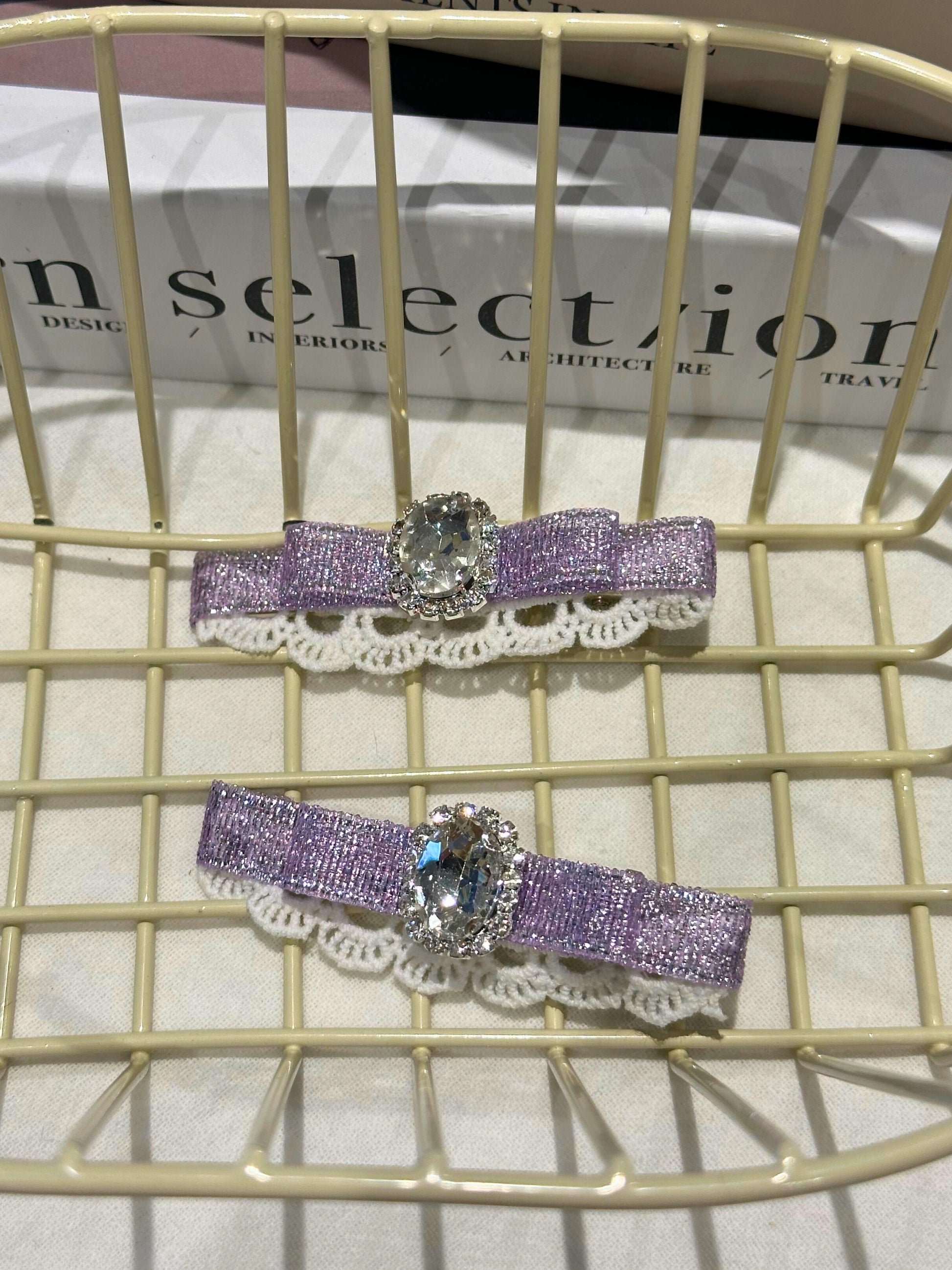 Lillian Shiny Bow Clip