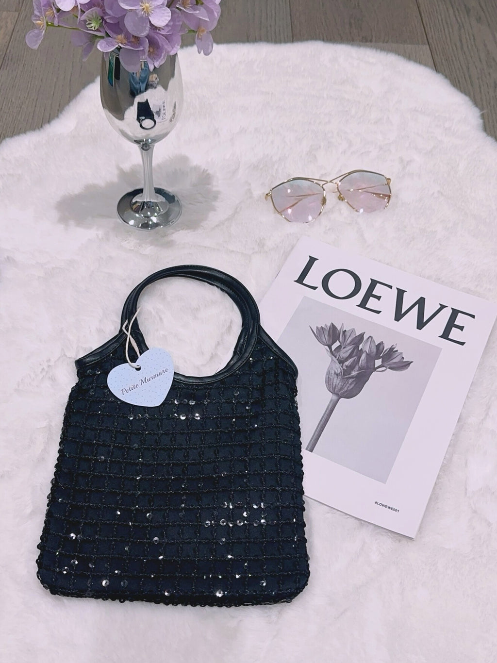 Mini Metallic Evelyne Tote