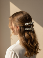 Iris Velvet Clips Combo