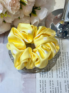 Medium Dahlia Mulberry Silk Scrunchies