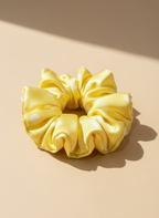 Medium Dahlia Mulberry Silk Scrunchies