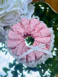 Garcia Poka Dots  Lace Scrunchies