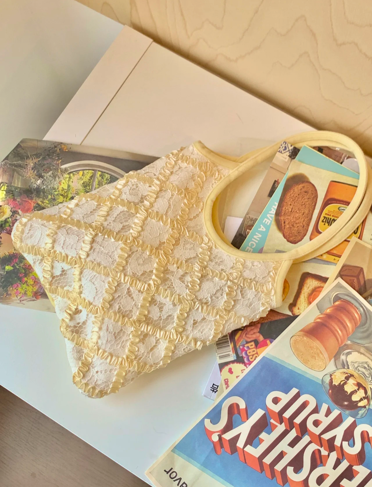 Mini Lace Evelyn Tote