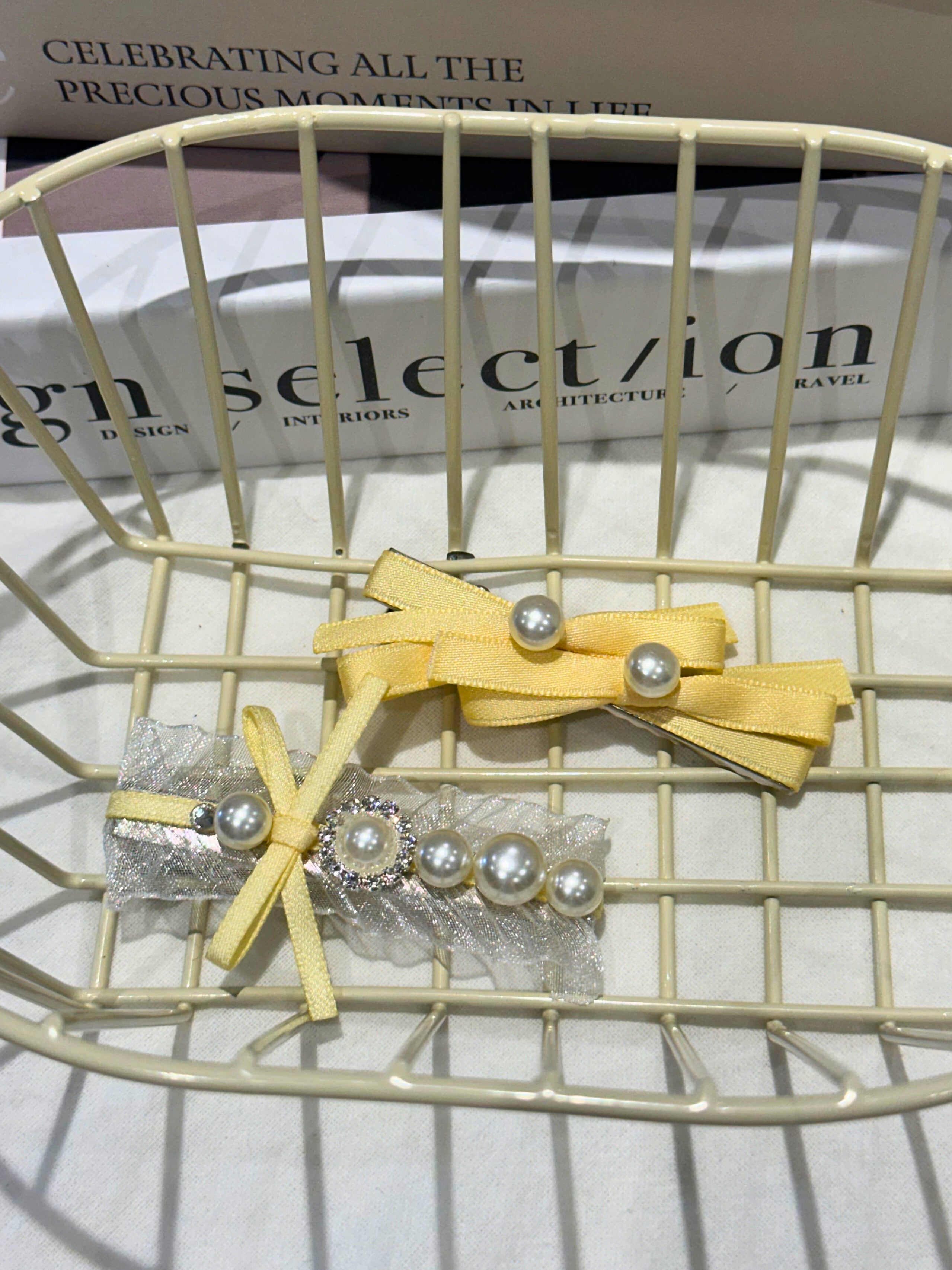 Felicia Asymmetrical  Hair Clips Combo