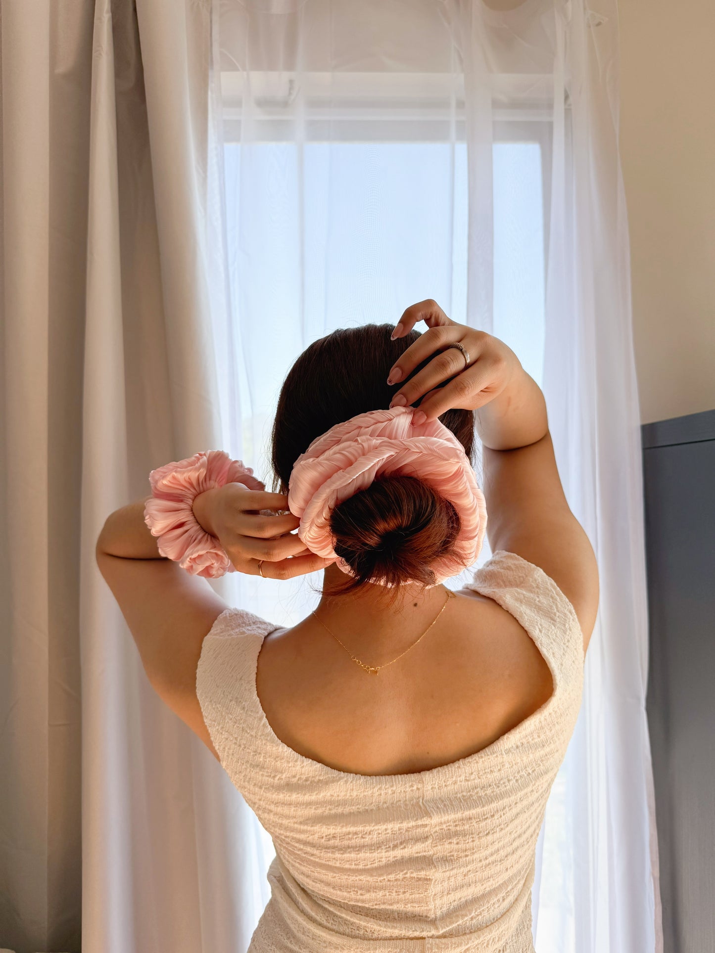 Les Fluer Peony Scrunchies