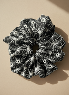 XL Midnight Daisy Scrunchie