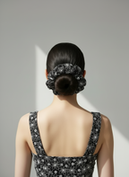 XL Midnight Daisy Scrunchie