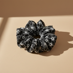 Medium Midnight Daisy Scrunchie
