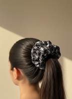 XL Midnight Daisy Scrunchie