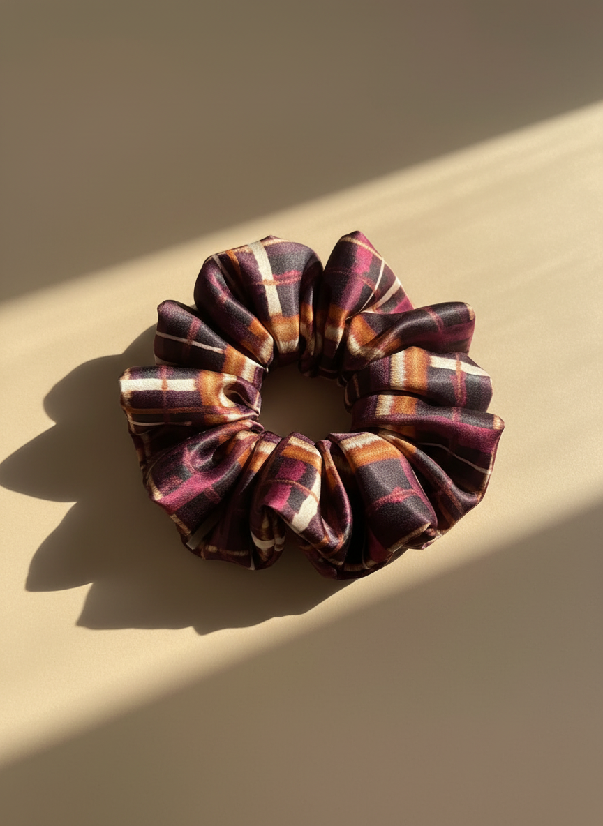 Medium Auburn Ember Scrunchie