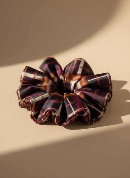 Large Auburn Ember Scrunchie