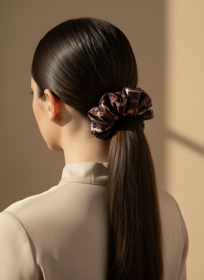 Large Auburn Ember Scrunchie