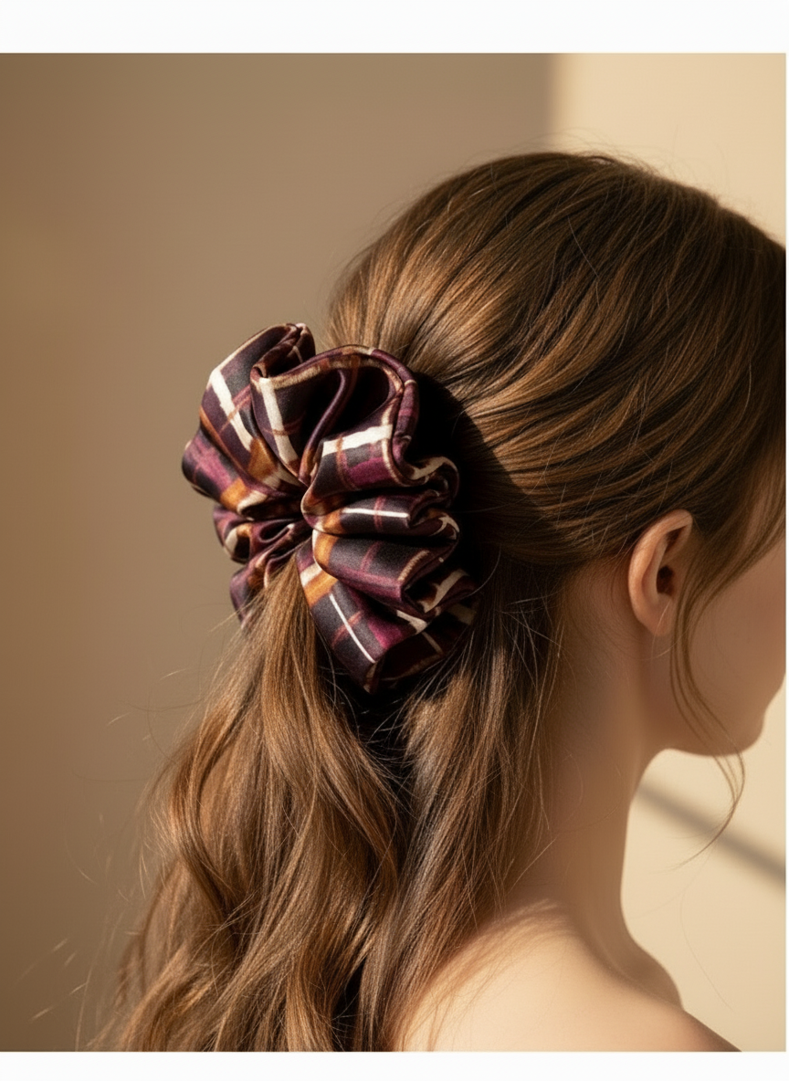 XL Auburn Ember Scrunchie
