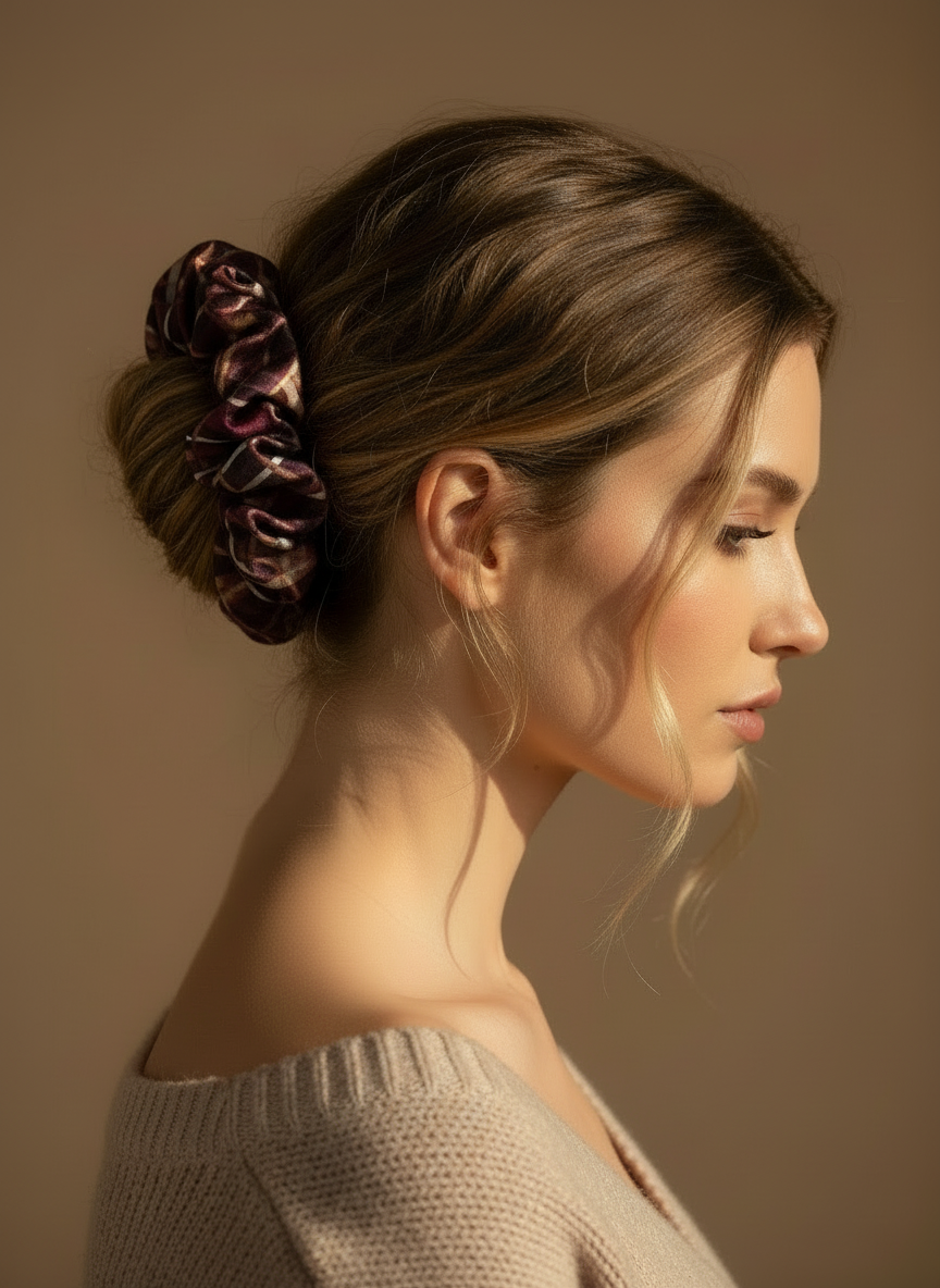 Medium Auburn Ember Scrunchie