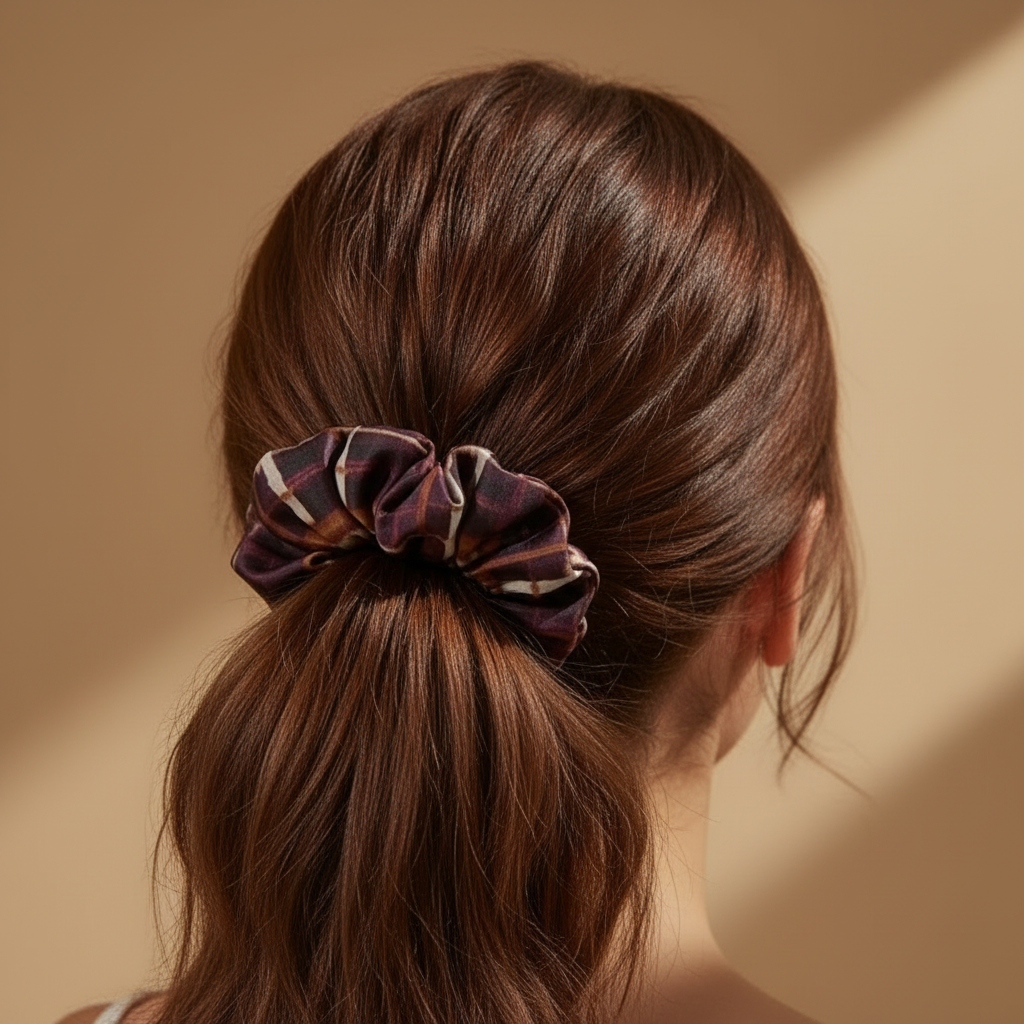 Medium Auburn Ember Scrunchie