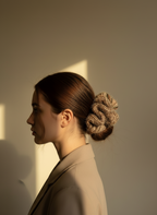 XL Candy Wool Cloud Scrunchie