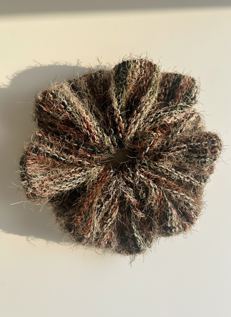 XL Candy Wool Cloud Scrunchie