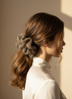 XL Candy Wool Cloud Scrunchie