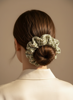 Large Verde Mousse Scrunchie