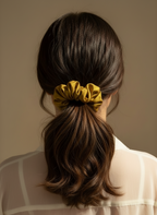 Large Chloris Green Tea Scented Silk Scrunchies