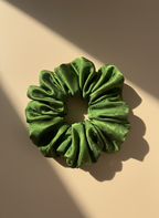 Medium Green Tea Scented Verdant Whispers Scrunchie
