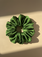 Medium Green Tea Scented Verdant Whispers Scrunchie