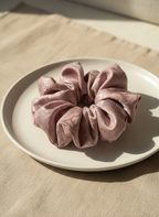Large Naias Rose Scented Silk Scrunchie