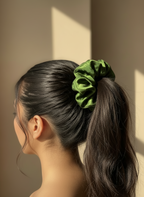 Medium Green Tea Scented Verdant Whispers Scrunchie